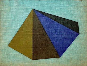 VINTAGE GEOMETRIC PAINTING