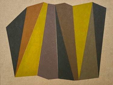 VINTAGE GEOMETRIC PAINTING