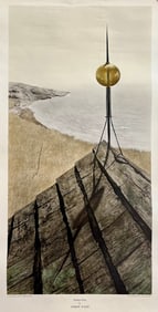 "Northern Point" Color Collotype Print by ANDREW WYETH