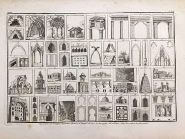 ANTIQUE ARCHITECTURAL COPPER ENGRAVING