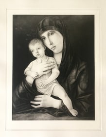 ETCHING AFTER GIOVANNI BELLINI THE MADONNA AND CHILD