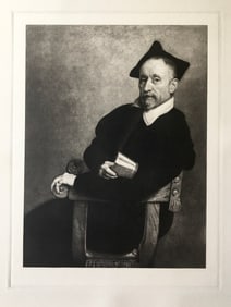 ETCHING GIOVANNI BATTISTA MORONI TITIAN'S SCHOOLMASTER