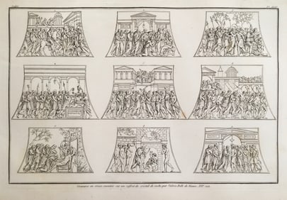 ANTIQUE COPPER ENGRAVING VALERIO BELLI XVIe