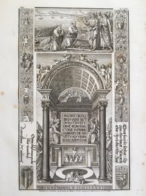 FRENCH ARCHITECTURAL ENGRAVING KING MATTHIAS CORVINUS