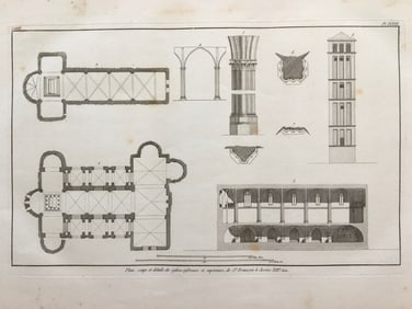 19th C. FRENCH ARCHITECTURAL ENGRAVING
