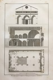 19th C. FRENCH ARCHITECTURAL ENGRAVING
