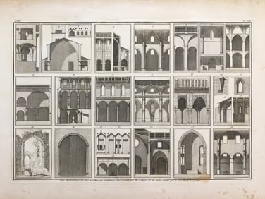 19th C. FRENCH ARCHITECTURAL ENGRAVING