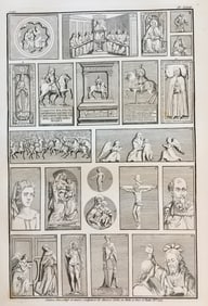 19th C. FRENCH RELIGIOUS ARCHITECTURAL ENGRAVING