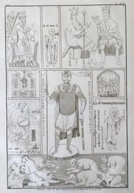 LARGE ENGRAVING GREEK RELIGIOUS MANUSCRIPT VATICAN