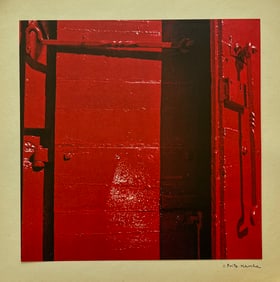 FRITZ HENLE VINTAGE PHOTOGRAVURE RED DOOR