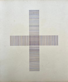 MID-CENTURY MODERN INK ON PAPER DRAWING