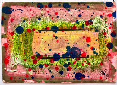 MODERN MIXED MEDIA COLLAGE