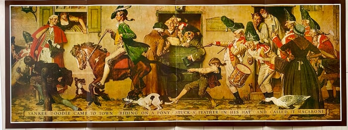 NORMAN ROCKWELL VINTAGE PRINT "YANKEE DOODLE"