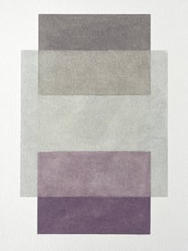 MINIMALIST OIL ON PAPER PAINTING