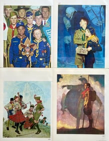 NORMAN ROCKWELL VINTAGE PRINTS "BOY SCOUT CALENDARS"