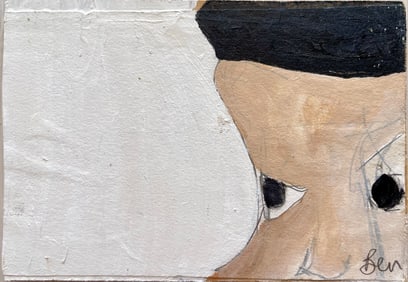 ORIGINAL NAIVE ART OIL PAINTING