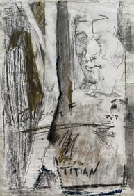 MID CENTURY MIXED MEDIA ON PAPER