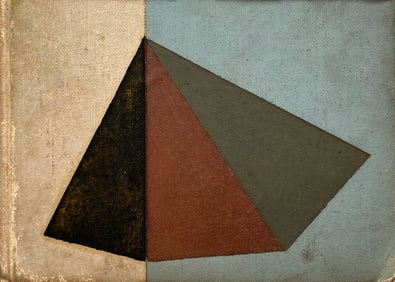 MINIATURE VINTAGE GEOMETRIC PAINTING