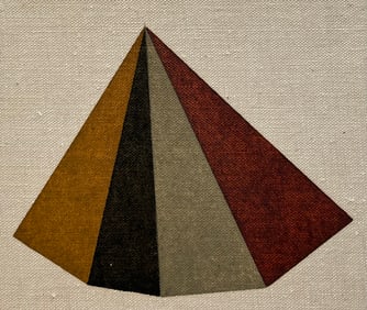 VINTAGE GEOMETRIC PAINTING