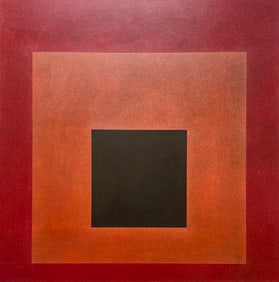 HARD EDGE PAINTING OIL ON MASONITE