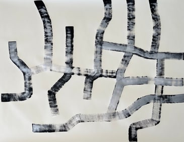 MODERN ABSTRACT PAINTING 36X48 inches