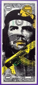 POP ART GRAFFITI ART DOLLAR BILL CHE GUEVARA