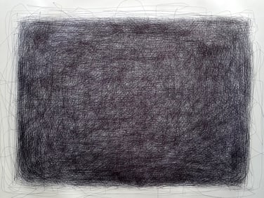 ORIGINAL LARGE INK ON PAPER DRAWING