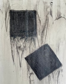 MINIMALIST MIXED MEDIA ON PAPER