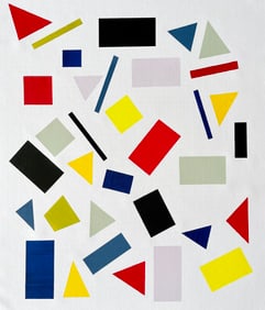 GEOMETRIC COMPOSITION PAINTING
