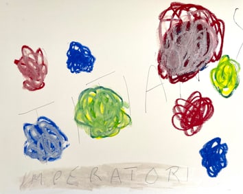 ABSTRACT CONTEMPORARY PAINTING "TITIANVS IMPERATORI"