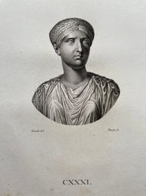 ANTIQUE NEOCLASSICAL ENGRAVING GREEK ROMAN STATUE