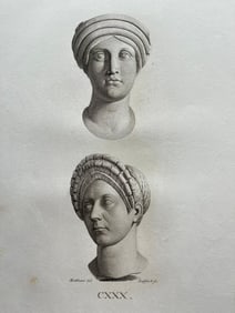 ANTIQUE NEOCLASSICAL ENGRAVING GREEK ROMAN STATUE