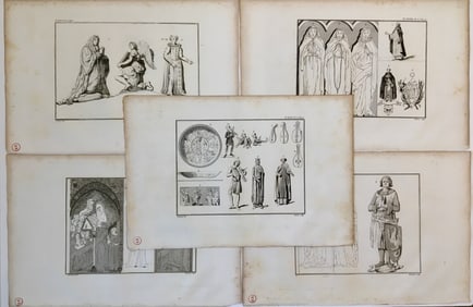 FRENCH ARCHITECTURAL ENGRAVINGS CA 1790