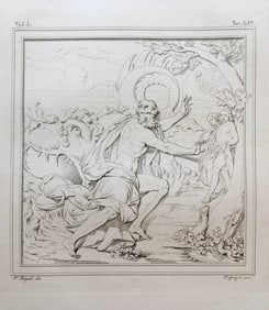 ITALIAN RELIGIOUS ARCHITECTURAL ENGRAVING