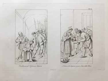 ITALIAN RELIGIOUS ARCHITECTURAL ENGRAVING