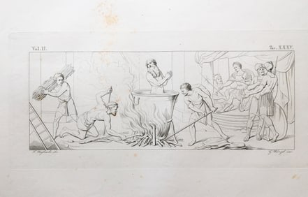 ITALIAN RELIGIOUS ARCHITECTURAL ENGRAVING