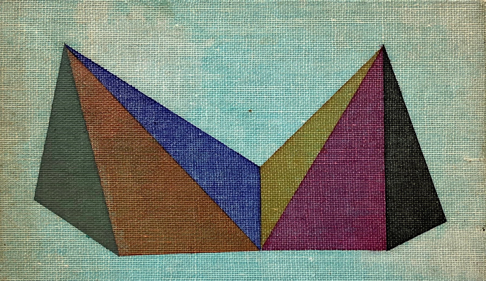 VINTAGE GEOMETRIC PAINTING (1 of 3)