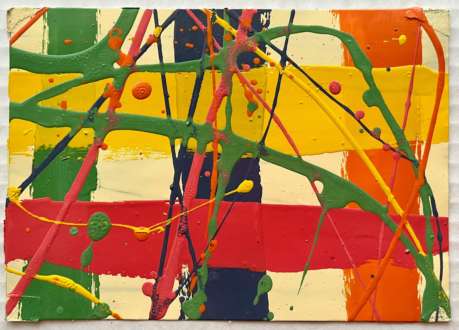 ORIGINAL ABSTRACT ACRYLIC PAINTING (1 of 2)