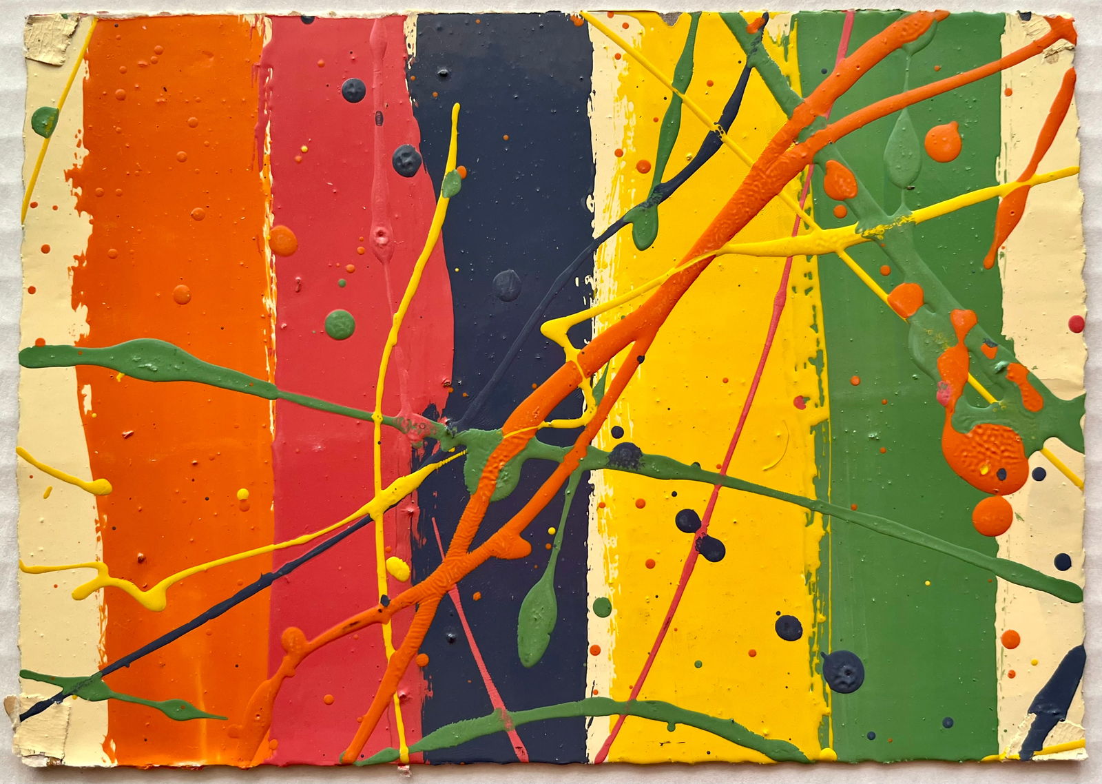 ORIGINAL ABSTRACT ACRYLIC PAINTING (1 of 2)