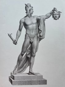 ANTIQUE PRINT AFTER ANTONIO CANOVA PERSEUS