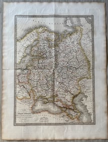 ANTIQUE MAP OF RUSSIA 1830