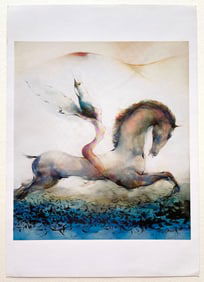 CUBAN PAINTER ERNESTO GARCIA PENA LITHOGRAPH