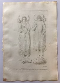 ANTIQUE ITALIAN BAROQUE ARCHITECTURAL ENGRAVING