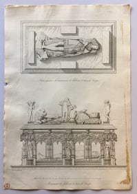 ANTIQUE ITALIAN BAROQUE ARCHITECTURAL ENGRAVING
