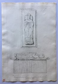 ANTIQUE ITALIAN BAROQUE ARCHITECTURAL ENGRAVING