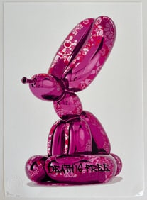 POP ART PRINT GRAFFITI ART DOG