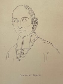 ANTIQUE PRINT AFTER ANTONIO CANOVA CARDINAL FESCH
