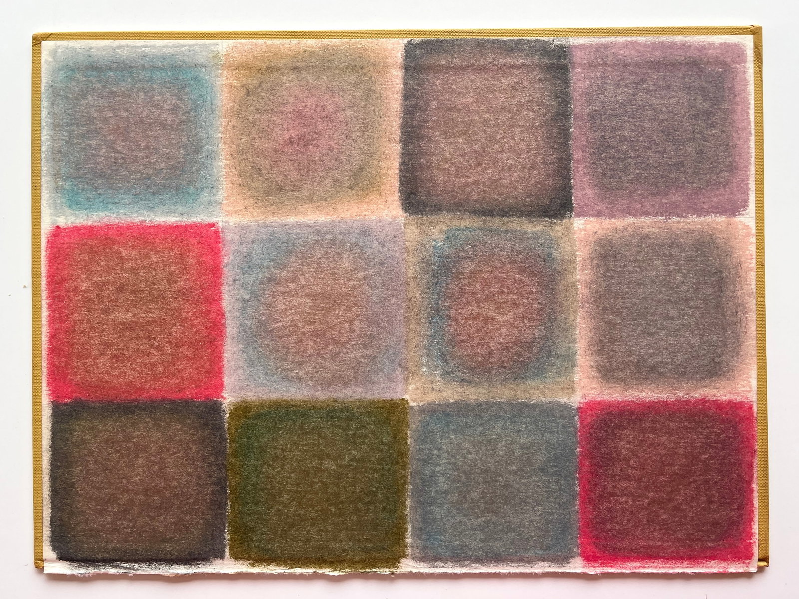 VINTAGE ABSTRACT PAINTING: VINTAGE ABSTRACT OIL PASTEL ON PAPER BOARD. SIZE: SIZE: 13 X 9.5 INCHES APPROX. UNFRAMED. UNSIGNED. SHIPPING IN THE U.S VIA USPS PRIORITY MAIL $18.