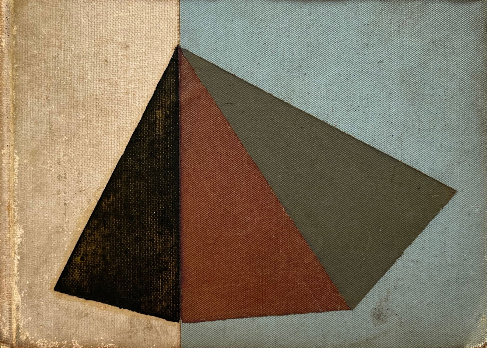 MINIATURE VINTAGE GEOMETRIC PAINTING (1 of 3)