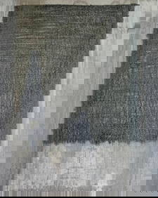MINIMALIST MIXED MEDIA ON CANVAS PAINTING (1 of 3)